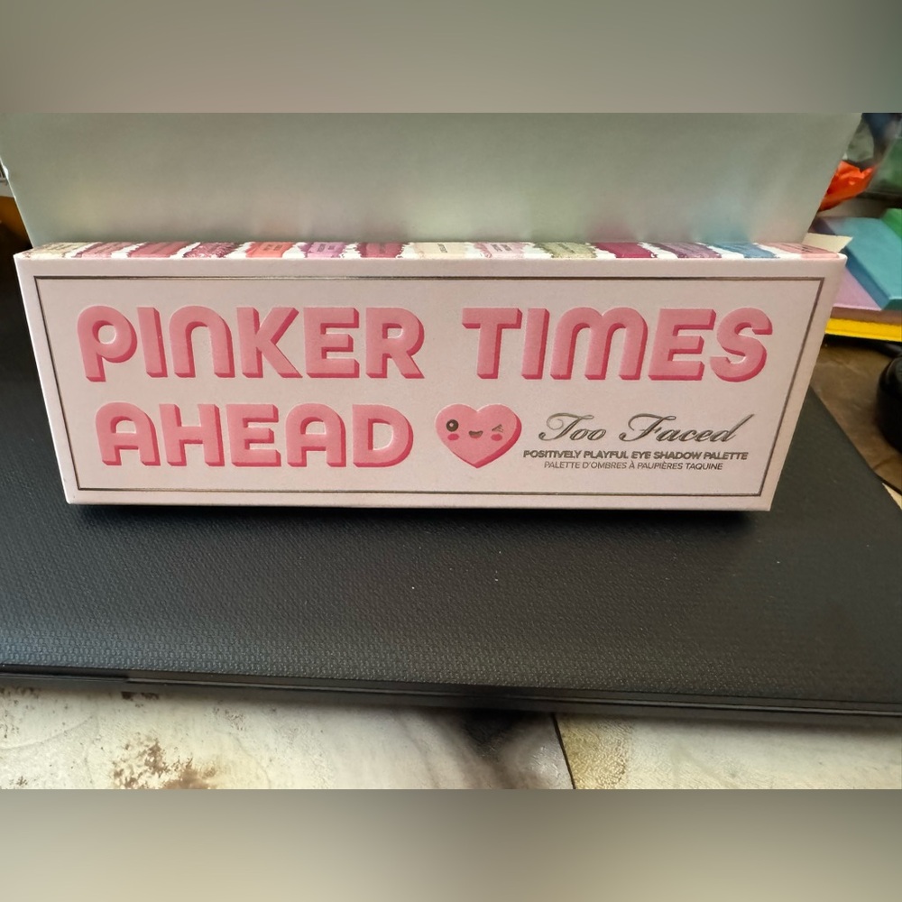 Two Faced - Pinker Times Ahead EyeShadow Palette - NWT 14 colors